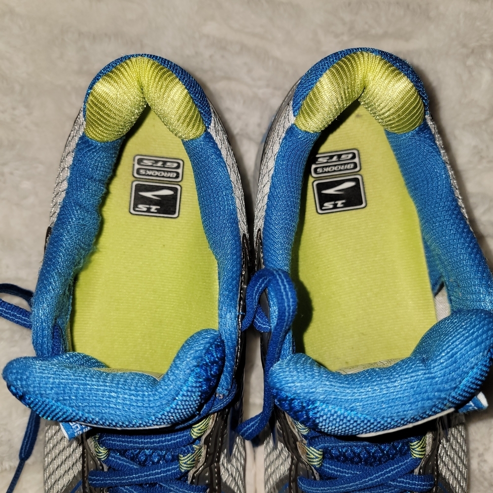 Brooks Blue and Gray GTS 15 Sneakers - Picture 10 of 11